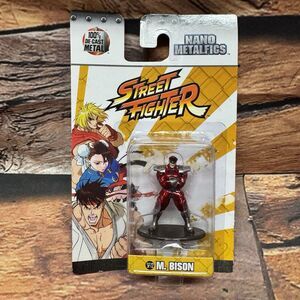 Jada Toys Nano Metalfigs Street Fighter SF12 M. Bison Die-Cast Figure Capcom MOC
